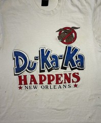 Vtg 80s New Orleans Funny Humor Sh*t Happens (dukaka) Tourist T Shirt Adult XL