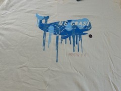 G.H. Bass Shirt , N E. Coast Whale Watching Phase 1E. V Neck XL BRAND NEW