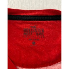 Hollister Mens Red White Black Ombre Gradient T-Shirt Must Have Collection M