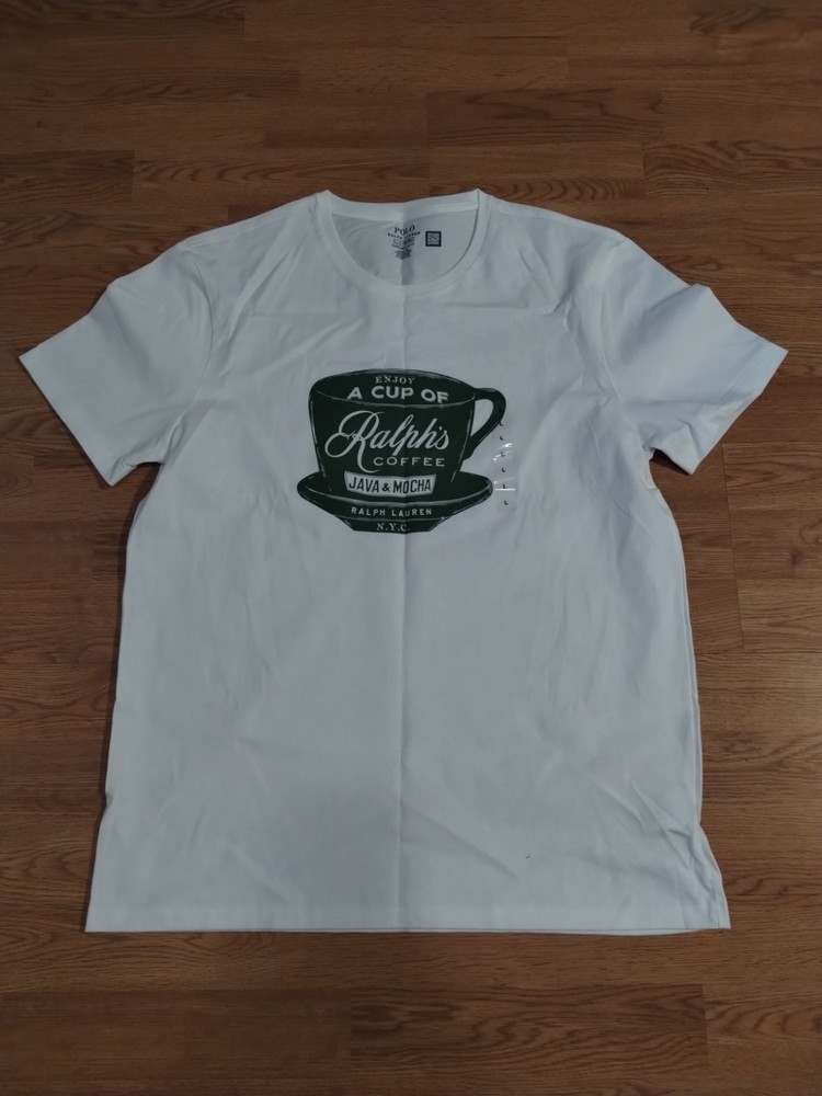 Polo Ralph Lauren Ralph’s Coffee Custom Slim Fit Short Sleeve Tee Shirt Large