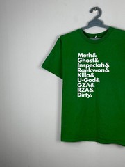 Vintage 90’s Wu Tang Clan Hip Hop Band Mambers T-shirt Size L