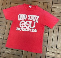 Ohio State Buckeyes Vintage 90s Starter Red T-Shirt Tee Size Large