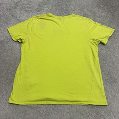 Cotton On Graphic Tee Men M/L Lime Green Tupac Shakur Embroidered Hip Hop Cotton