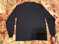 Shaka Wear Super Max Heavy Long Sleeve T-Shirt Black Size XL