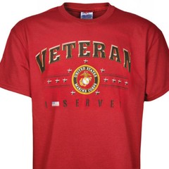 United States Marines Veteran I Served Tee new T’shirt Red Officially licensed