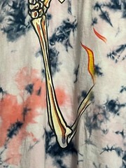 Rare Avenged Sevenfold A7X PYROMANIAC Tie Dye Style T-Shirt Sz L