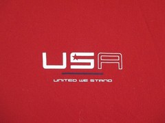 RLX Ralph Lauren Shirt Mens XL Ryder Cup 2016 Red USA United We Stand T-Shirt
