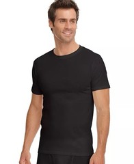 JOCKEY ESSENTIALS 3-Pack Men’s Crew Neck T-Shirts Durable Cotton Black Size XL