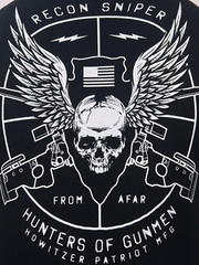Howitzer Style Men’s T-Shirt Recon Sniper Military Grunt MFG