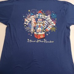 = BUC-EE’S 4TH OF JULY T SHIRT SZ LARGE #162