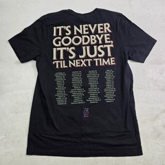 Shinedown Concert T-Shirt Black It’s Never Goodbye Its Just Til Next Time Mens L