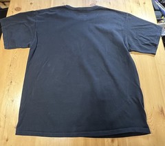 Grey Wolf Black Tee By Keys USA Soft Ring Spun Cotton Black Tee Size XL