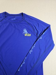 Stio Hylas Crew Mens Performance Shirt UPF50 Long Sleeve Lightweight Stretch L