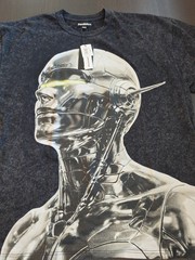 Brandmakers HW Relaxed Tee Humanoid Drop Tee Black Acid Wash Men’s Sz 2XL