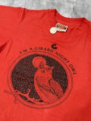 Vintage 70s 80s I’m A Girard Night Owl Philadelphia Diner T Shirt Fifty Fifty S
