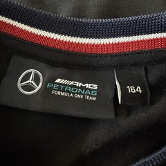 Men’s AMG Mercedes Benz Petronas Formula 1 Short Sleeve T-Shirt Size 164(Small)