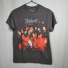 Slipknot Shirt Small Men’s Gray Crew Neck Rock Heavy Metal Doublesided Official
