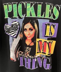 Jersey Shore Snooki Pickles Is My Thing Graphic T Shirt Black XL MTV Reality TV