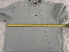 KITH Garment Dyed Paneled Tee T Shirt Light Indigo Blue Size XL SS20 Cotton