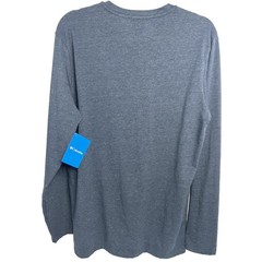 Columbia Sportswear Solid Tri-Blend T-Shirt – Long Sleeve Collegiate Navy SZ L
