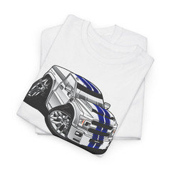 DigiRods Ford F-150 Shelby Super Snake Model Cartoon Truck White T Shirt