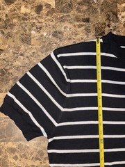 Men’s Striped Knit- Crew Neck T-shirt Medium Size