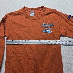 Coconuts Ocean City, MD Tee T-Shirt Orange Long Sleeve Adult Size S Small