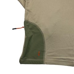 Bass Outdoor Shirt Mens 2XL Green Henley Performance Thermal Hiking Camping