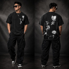 Gojo Geto Jujutsu Kaisen Vintage Washed Tee, Anime Streetwear Gift