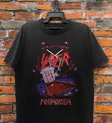 Slayer Postmortem Unisex Black Cotton T-Shirt