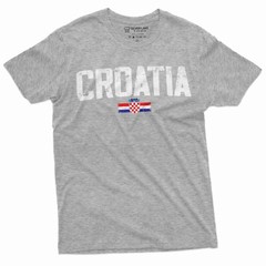 Croatia T-shirt Hrvatska Mens Womens tee Shirt Croatian Flag National Tee