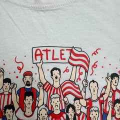 Friking 301A Athletic Madric Where Is Waldo Style T-Shirt Medium White Crew Tee