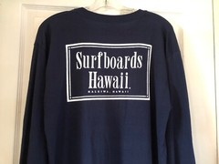 New Surfboards Hawaii Long Sleeved T-Shirt Original Classic, Two Vintage Designs