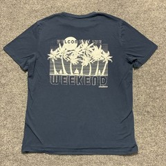 Chubbies “Welcome To The Weekend” Shirt Mens Size Medium Navy Short Sleeve