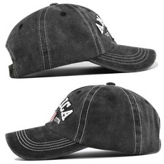 Men’s American Flag Patriot Baseball Cap Unisex Retro Washed USA Dad Hat Adju…