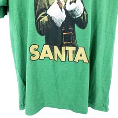 Christmas Elf Movie Adult Will Ferrell Buddy T-Shirt Size XL Green OMG! SANTA!