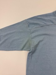 Vintage Stedman Shirt Mens Large Blue Blank Crewneck Short Sleeve Tee Basic
