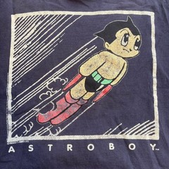 1990s Astro Boy Atom Vintage T Shirt Delta USA Made Anime Graphic Navy L