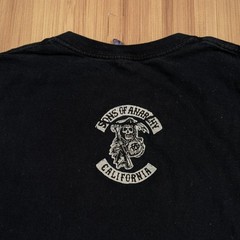 Sons of Anarchy California Black t-shirt tee Men’s Size XL Faded & Distressed