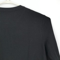 Jachs Shirt Mens XL Extra Large Long Sleeve Thermal Waffle Casual Sleep Black