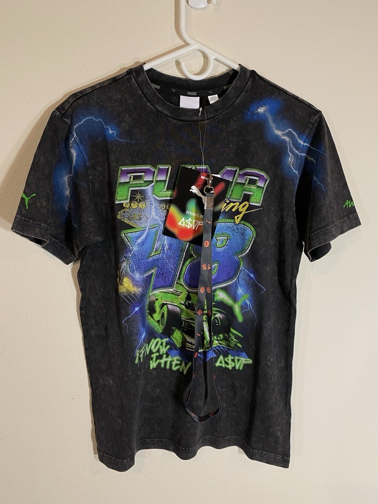 Puma x Asap Rocky AWGE Racing Graphic T-Shirt – Men’s Size Extra Small XS