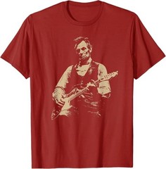 Abraham Lincoln Abe Lincoln Playing Guitar Retro Vintage T-Shirt