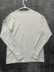 Champion Authentic Athletic Shirt Mens M Heather Gray Script Logo Standard Fit