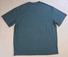 Duluth Trading Co T-Shirt Men’s 2XL Blue Green Relaxed Fit Longtail Casual Tee