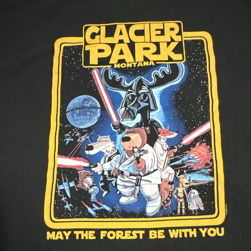 Buckle-Down Men’s Black Star Wars Graphic Logo T-Shirt Crew Neck Cotton XL