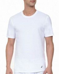 New NAUTICA Size M 38-40 Crew Neck Super Soft Cotton Comfort T-Shirts MSRP $39