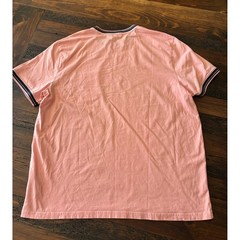 Ben Sherman Coral Pink Pocket Tshirt With Contrasting Trim, Men’s Size XL