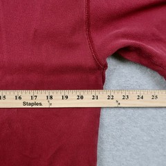 Vintage Levis Mens Henley Shirt M Burgundy Red Short Sleeve Ribbed Cotton