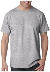 Hanes Work Shirt Professional Grade Men’s Large 42-44 Light Steel Grey 2-Pack
