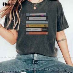 Custom 80S And 90’S Cassette Tape T-Shirt, Personalized Vintage Band T-Shirt, Cu